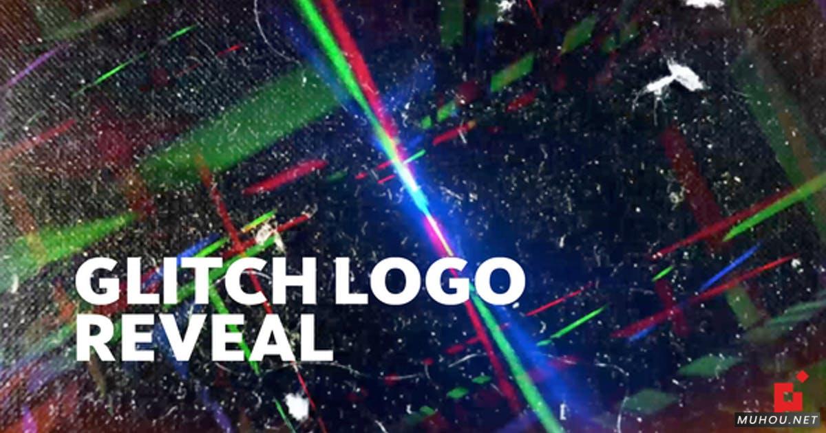 超酷失真logo片头RGB故障视频模板 | 适用于Final Cut和Apple Motion