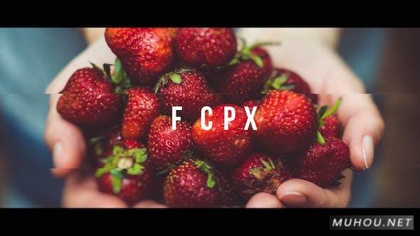 干净的幻灯片图文动画FCPX视频模板插图