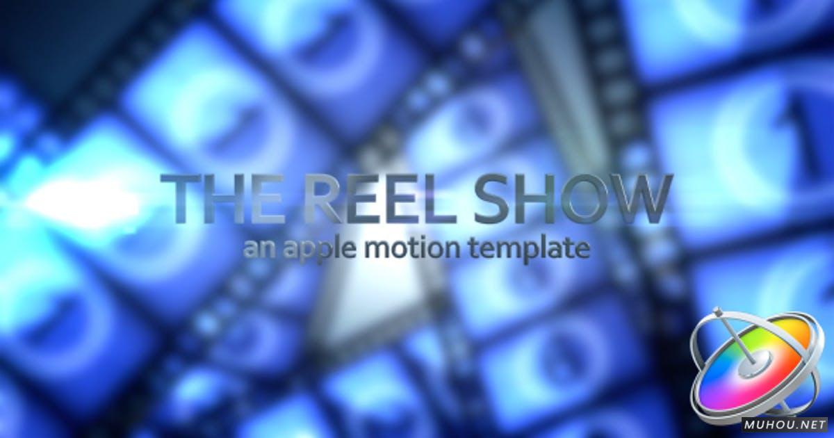 The Reel Show 电影胶片胶卷倒计时片头Apple Motion/FCPX视频模板
