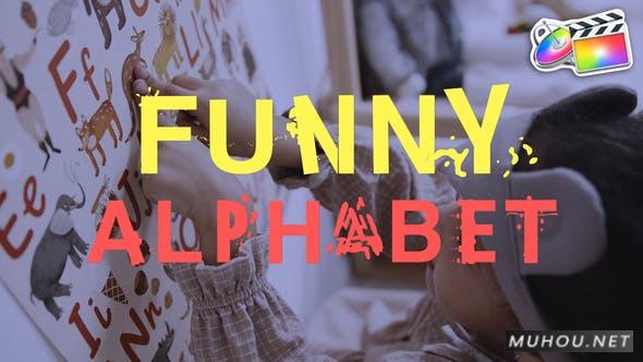 有趣的字母创意符号排版动画FCPX视频模板插图