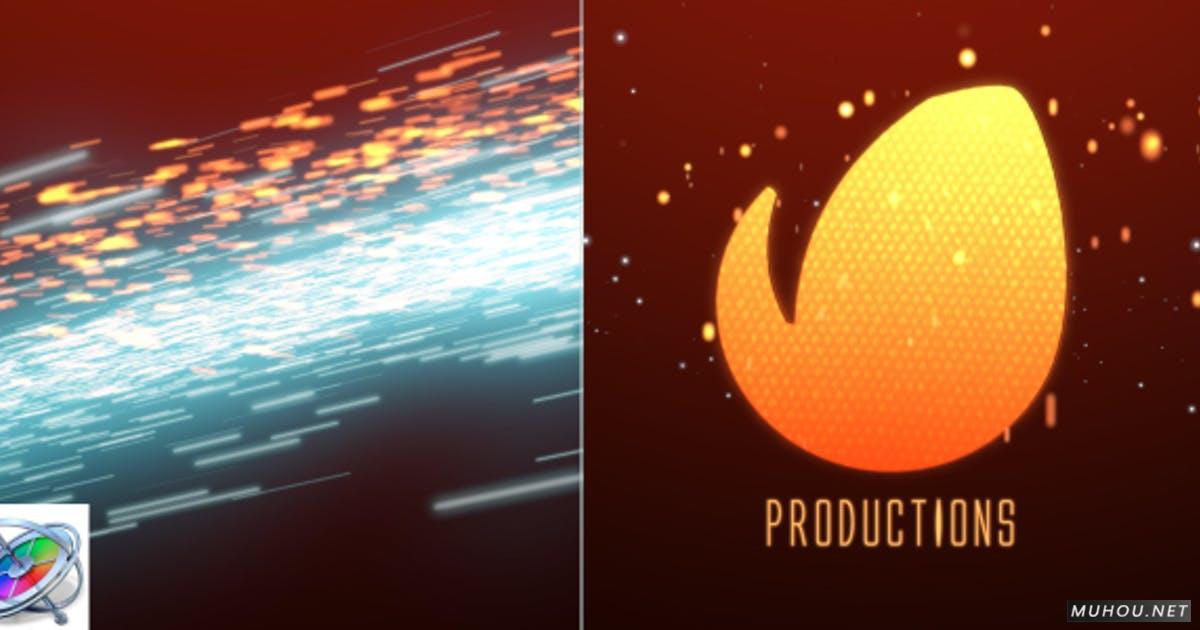 电影灯光条纹LOGO标志-Apple Motion/FCPX视频模板