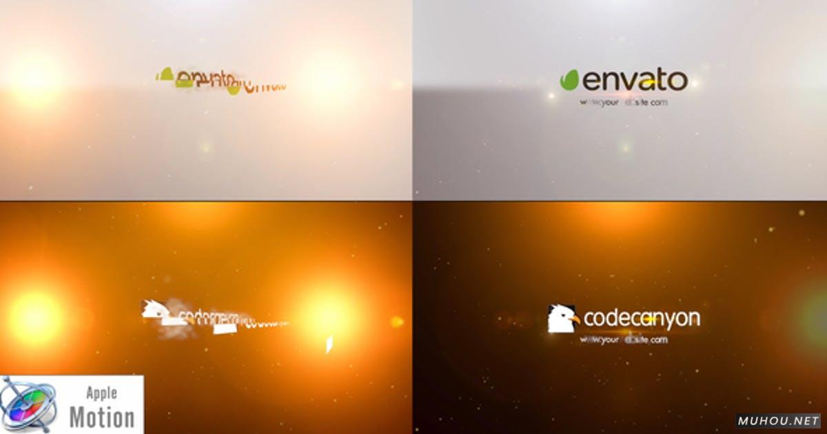 明亮动态迷你简单时尚LOGO标志 FCPX/Motion视频模板