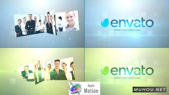 时尚简约优雅的多视频LOGO标志 FCPX/Motion视频模板插图