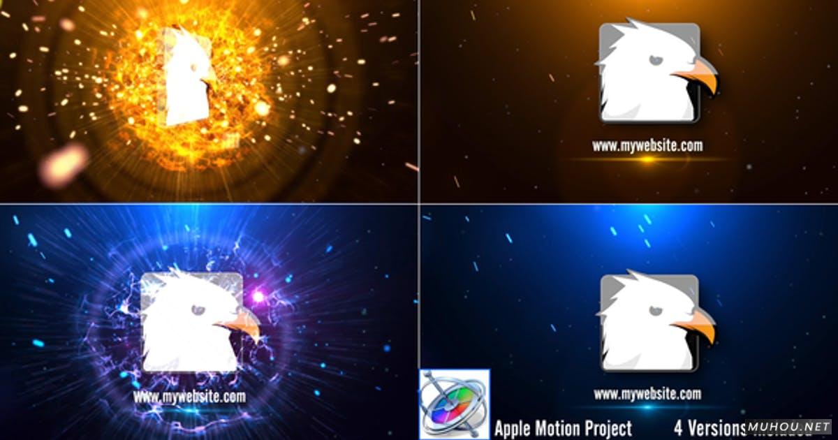 内爆火电影冲动LOGO标志 FCPX/Motion视频模板