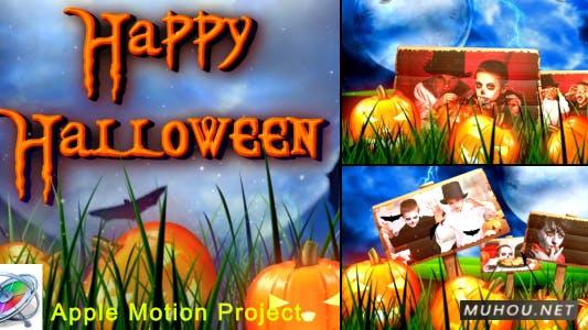 令人毛骨悚然鬼和小妖精万圣节FCPX/Motion视频模板插图