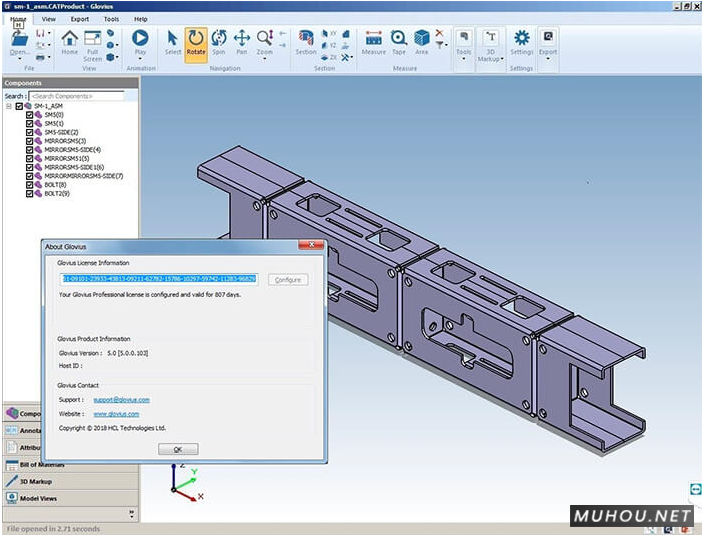 3D CAD文档查看工具Geometric Glovius Premium 5.1.0.847 破解版下载插图1