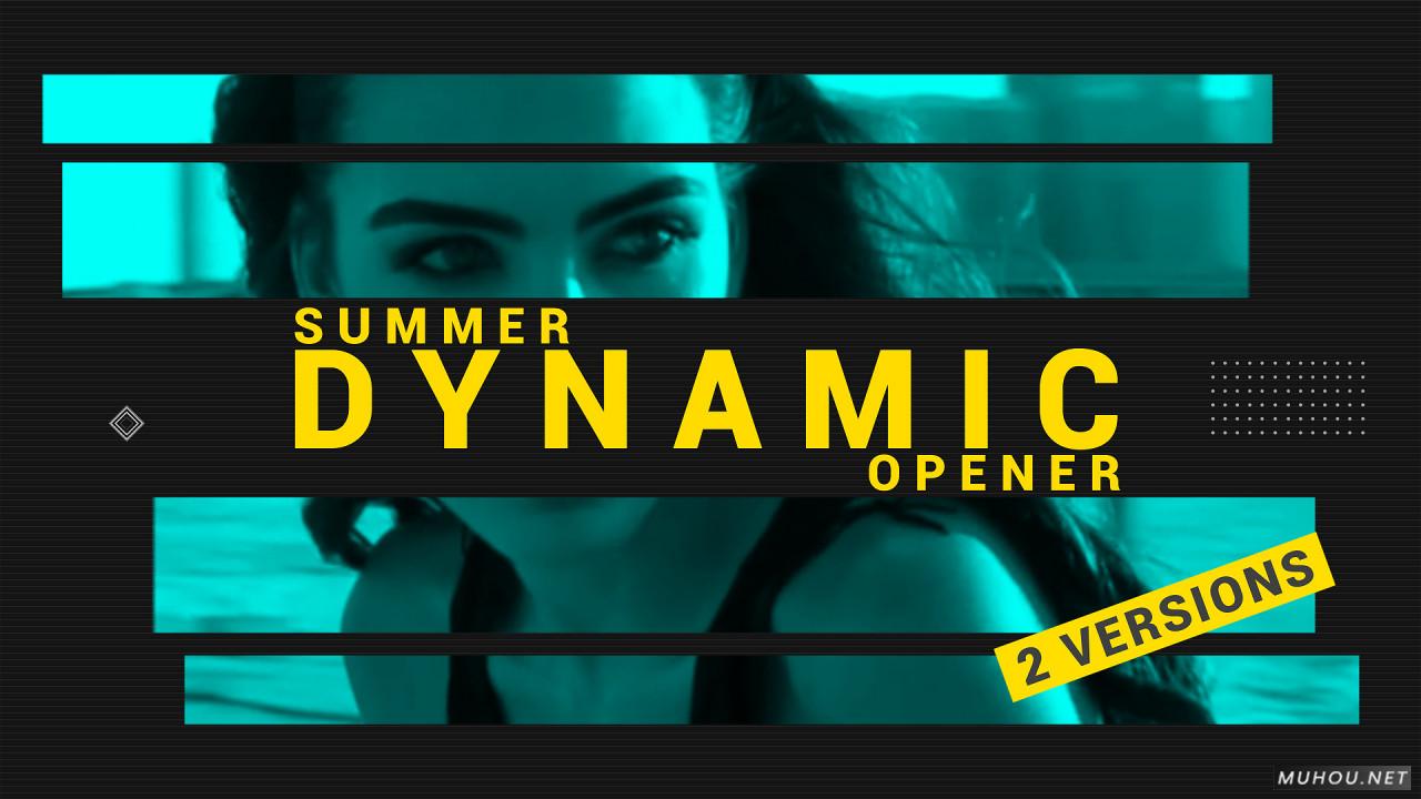动态片头|夏季幻灯片#Dynamic Opener | Summer Slideshow视频AE素材模板插图
