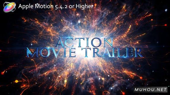 棕褐色战争杂质惊悚动作电影预告片FCPX/Motion视频模板插图