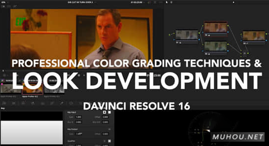 达芬奇分级调色视频教程 Professional Color Grading Techniques in DaVinci Resolve（英文）（18P）