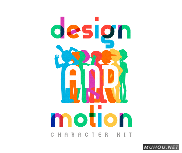 二维卡通多职业人物角色动作绑定场景动画包 Design and Motion Character Kit插图1