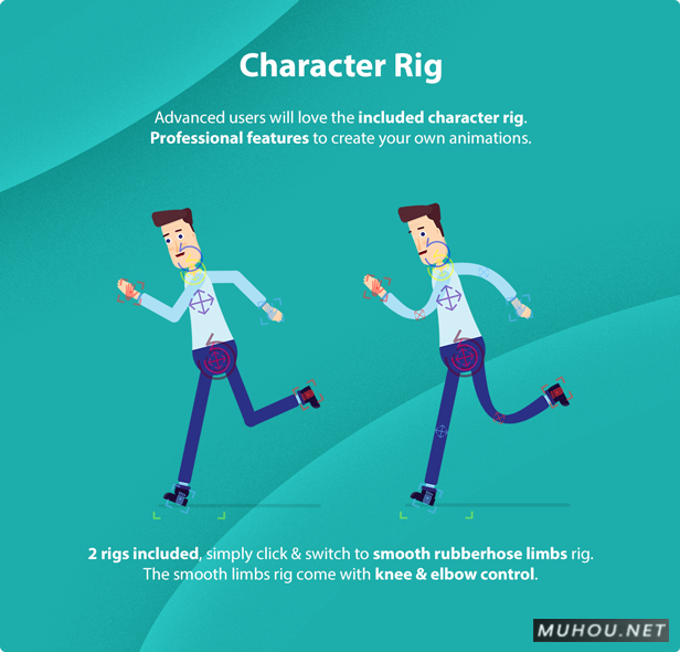 卡通人物角色MG动画工具包AE模板视频素材 Character Animation Explainer Toolkit v1.2插图10