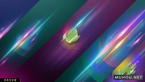 Logo Light 4k促销/可爱介绍/能量优雅颗粒/光泽反射LOGO视频AE模板插图