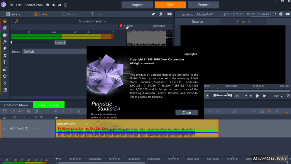 3D视频编辑软件Pinnacle Studio Ultimate 24.0.1.183 WIN破解版下载插图1