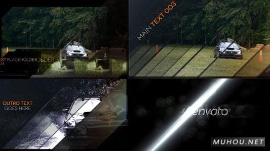 切片45度画面分割效果视频AE模板插图