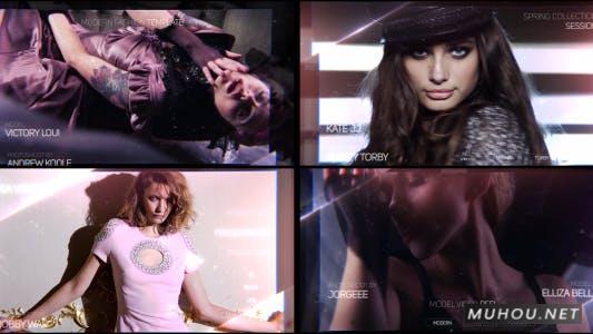 Showreel时尚卷轴过渡转场效果视频AE模板插图