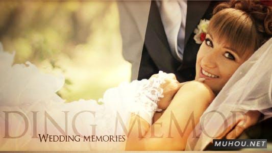 婚礼记忆浪漫婚纱作品集视频AE模板插图