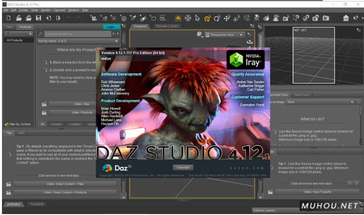 3D三维人物动画制作软件DAZ Studio Professional 4.12.1.118 软件破解版下载插图1