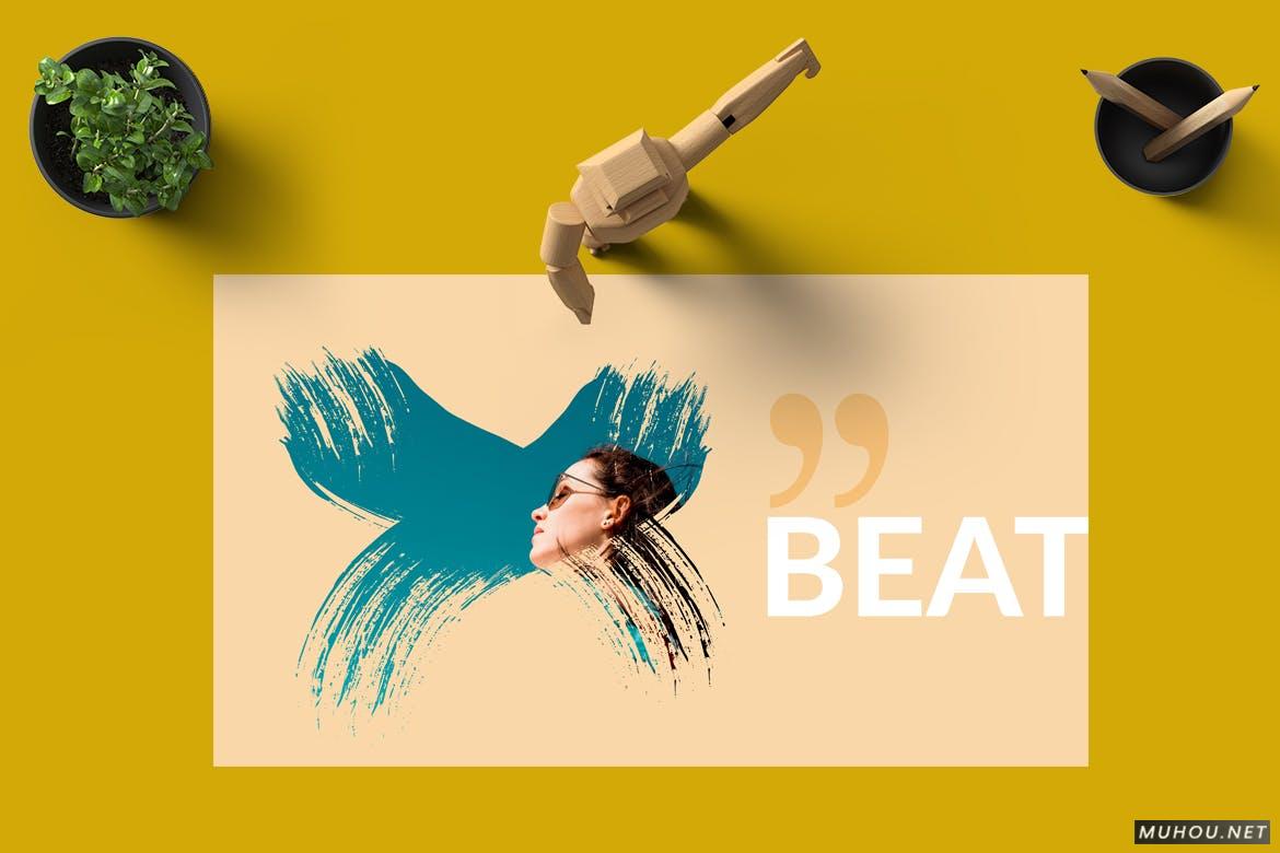 旅游摄影图片展示画册电子相册作品集的PowerPoint模板（PPTX）插图3