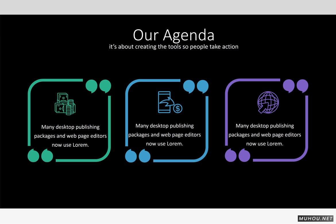 欧美风商务高端大气的公司简介的PowerPoint模板（PPTX）插图5