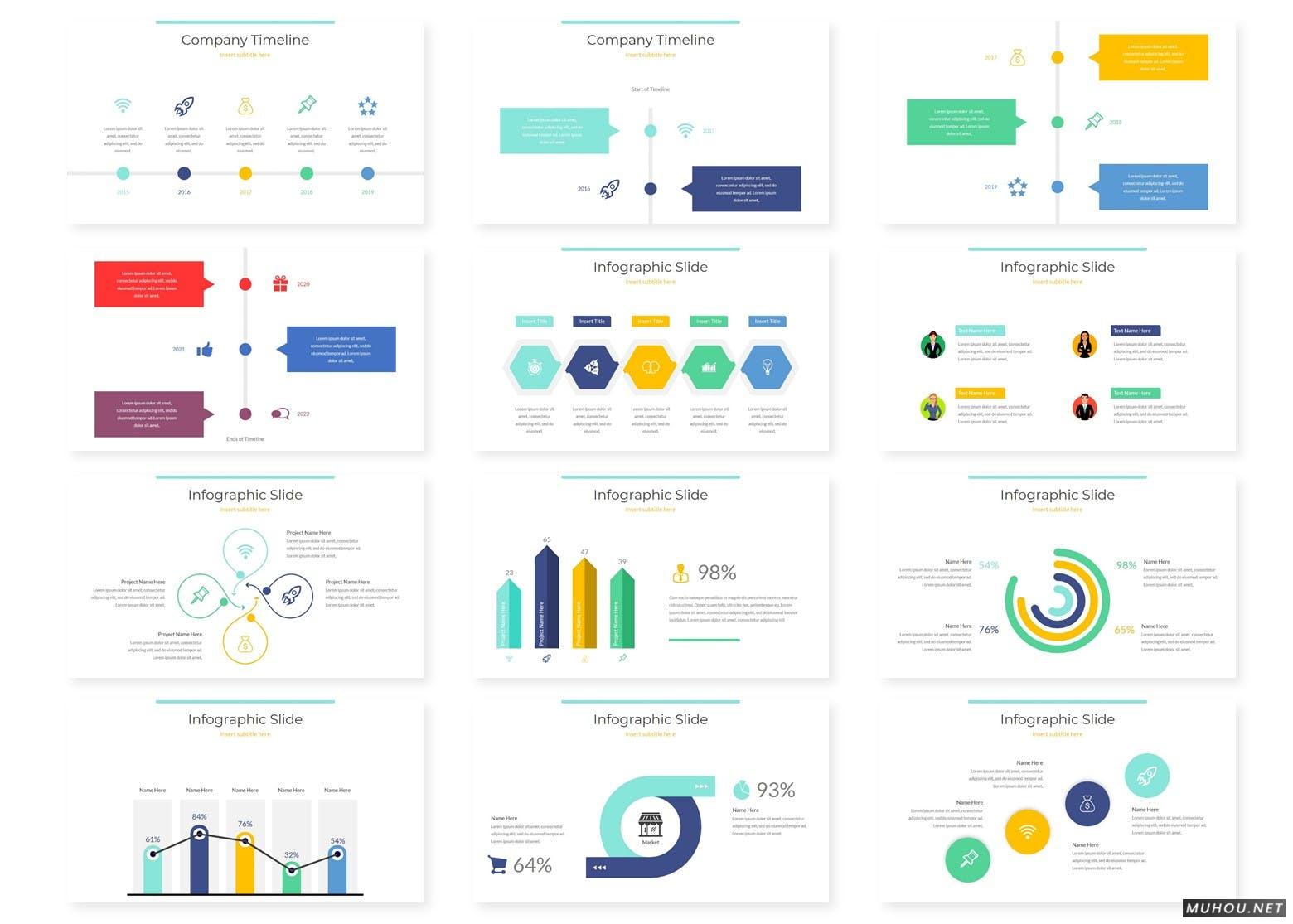 商业计划书或活动策划方案书的报告演讲的PowerPoint模板（PPTX）插图2