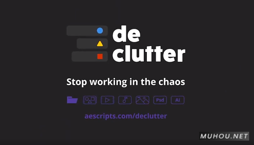 AE脚本-工程项快速分类管理 Declutter v1.0 Win/Mac 破解版下载插图