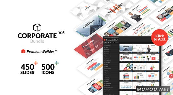 AE脚本-1500种公司企业商务信息图表团队业务会议网络媒体标题展示动画包 Corporate Bundle & Infographics破解版下载插图