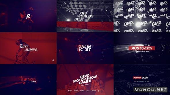 史诗运动预告片体育比赛游戏Xgames通用包装片头AE视频模板插图