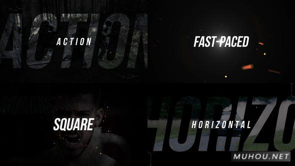 时尚动作运动风预告片快闪AE视频模板插图