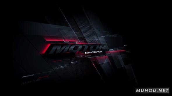 Motor Sport - Triler黑色体育标题片头AE视频模板