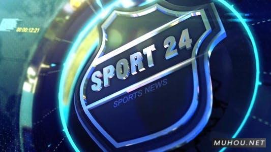 电视天气预报转播体育新闻套餐AE视频模板插图