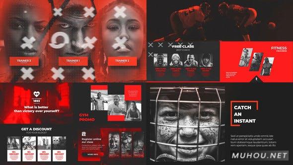 Crossfit健身房-运动锻炼促销AE视频模板插图