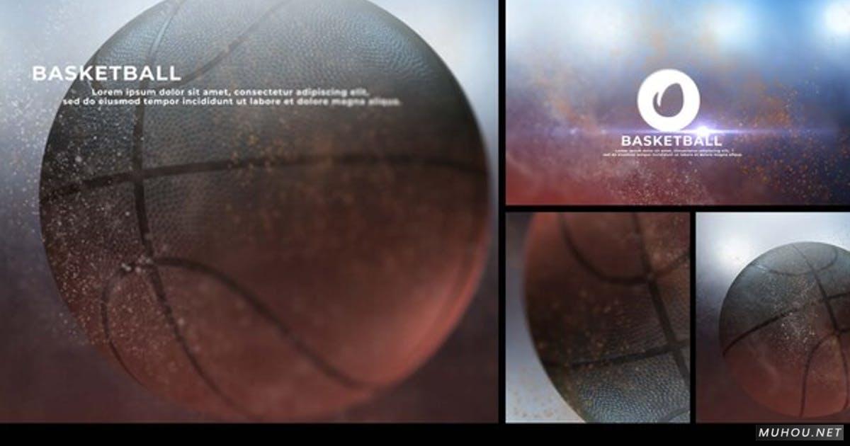 Basket Ball Logo篮球体育运动片头AE视频模板
