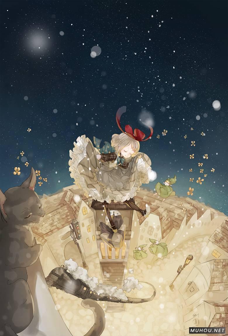 这星空美景真的爱了插画作品插图5