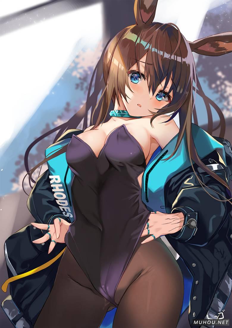 胸部很丰满的明日方舟同人插画作品插图2