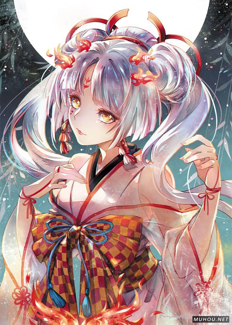 阴阳师不知火绝美插画壁纸