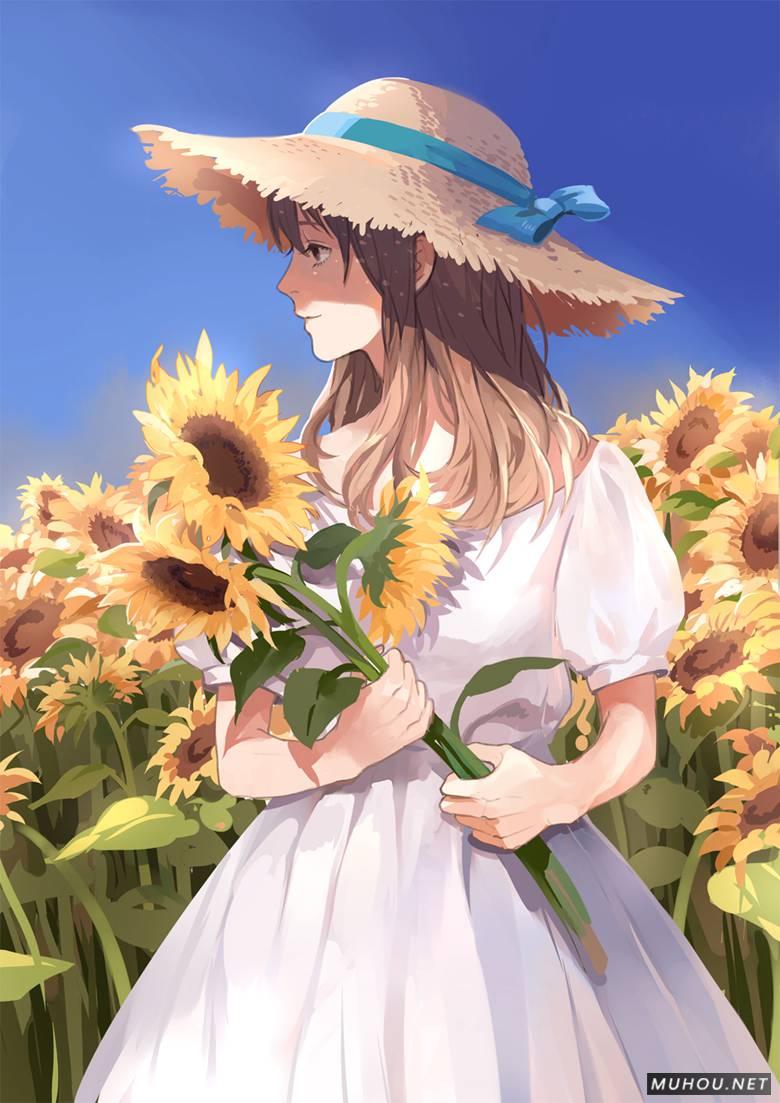 最美就是夏天向日葵花海了