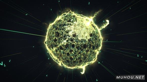 能量球超酷爆炸logo标志视频AE模板插图