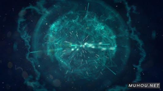 Hyper Ident神秘深空宇宙星云logo视频AE模板插图