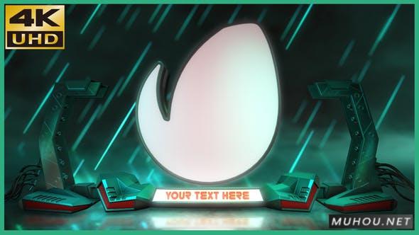 3D机械手臂logo科幻标志简介视频AE模板插图