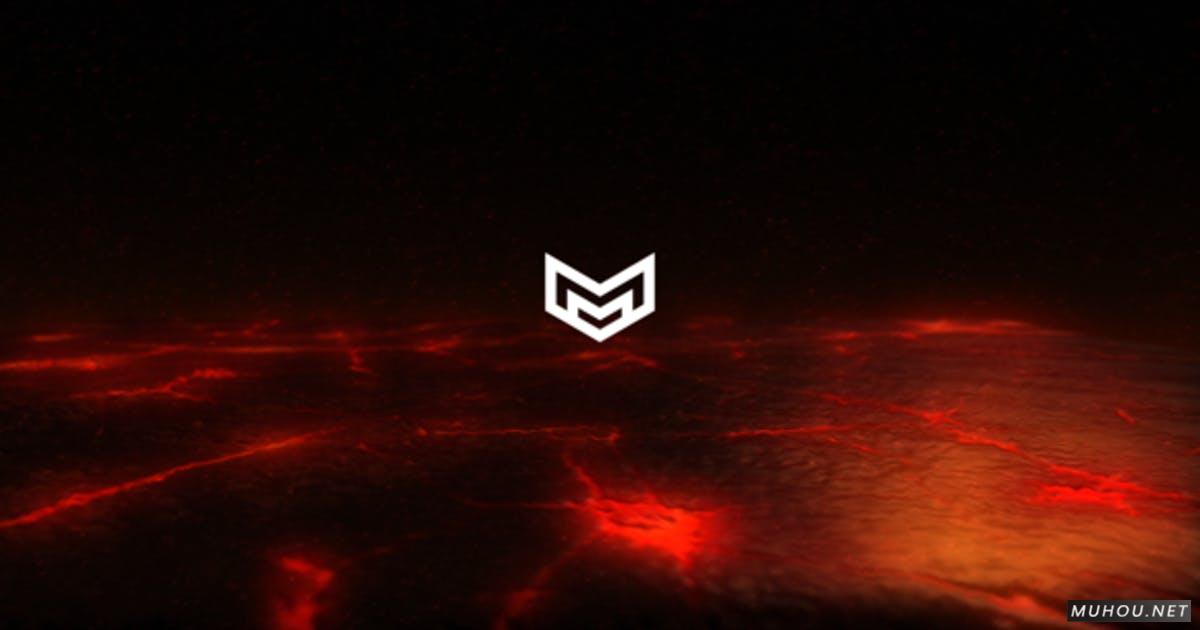 燃烧电影熔岩电影院logo视频AE模板