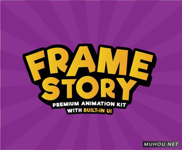 5000组二维卡通人物角色动作场景MG动画工具包AE模板视频素材 FrameStory插图2