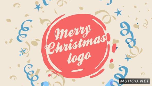 圣诞节日神奇的logo标志视频AE模板插图