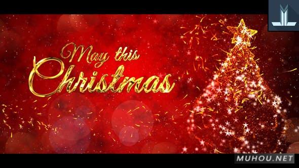 圣诞愿望红色Xmas喜庆AE视频模板插图