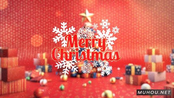 梦幻圣诞树新年庆祝视频AE模板插图