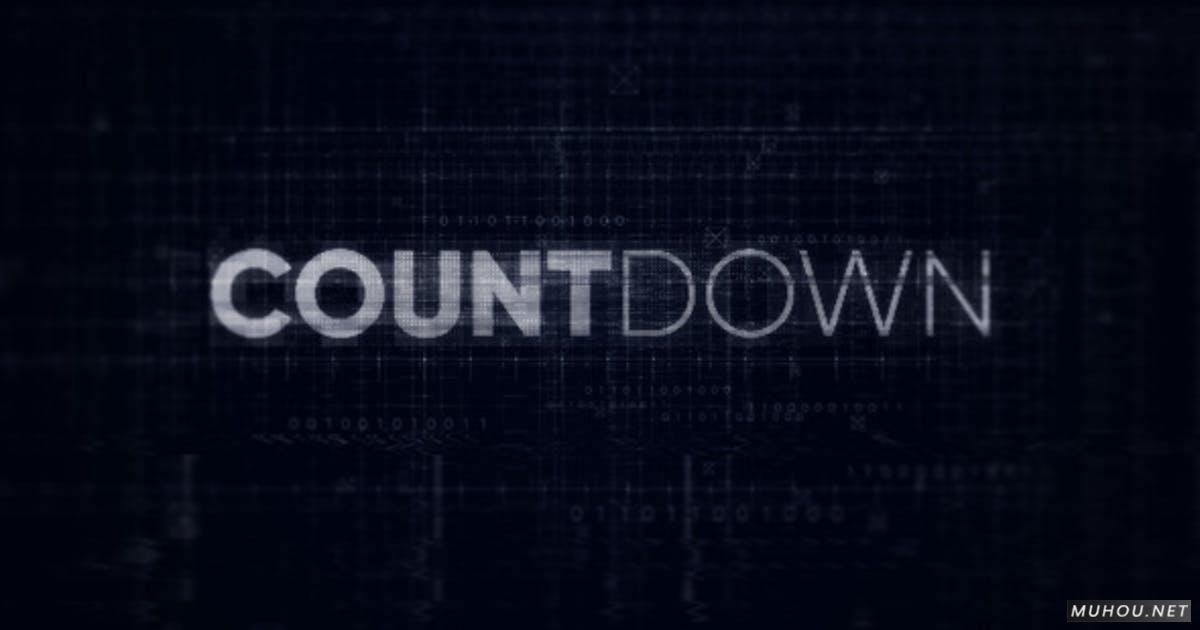 Countdown - Digital Opener10秒倒计时视频AE模板