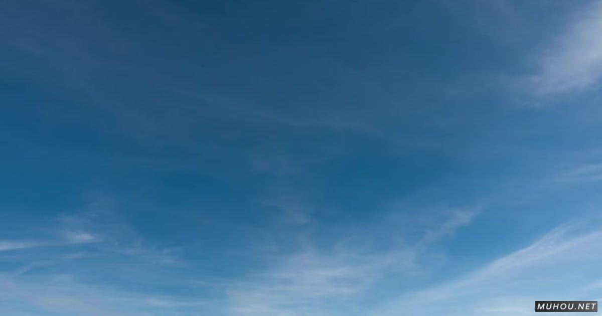 美丽天空蓝天云层延时摄影4k视频素材