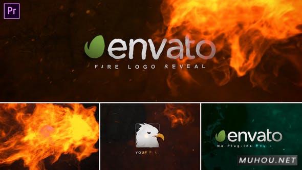 Fire Logo 火焰燃烧logo标志PR视频模板插图
