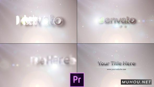 耀斑标志显露-Premiere ProPR视频模板插图