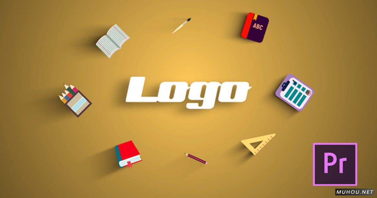 学校儿童logo标志揭秘PR视频模板