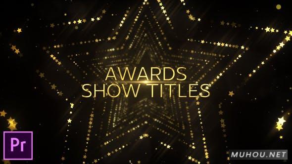 Star Awards Opener 电影颁奖星星提名片头PR视频模板插图